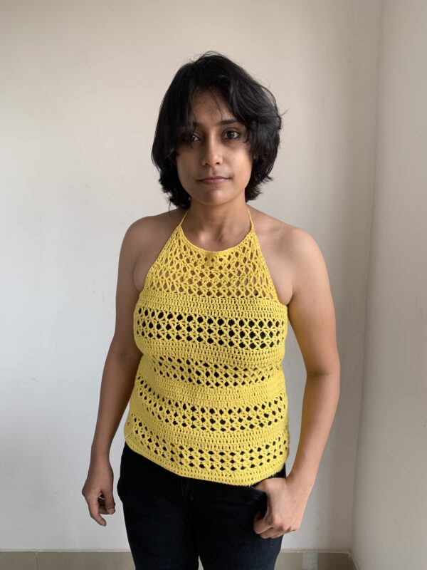 Yellow Halter Neck - Image 2