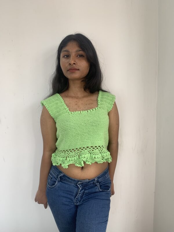 Green Crop Top - Image 3