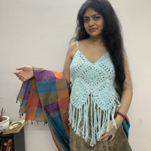 Spaghetti Sea Green Top