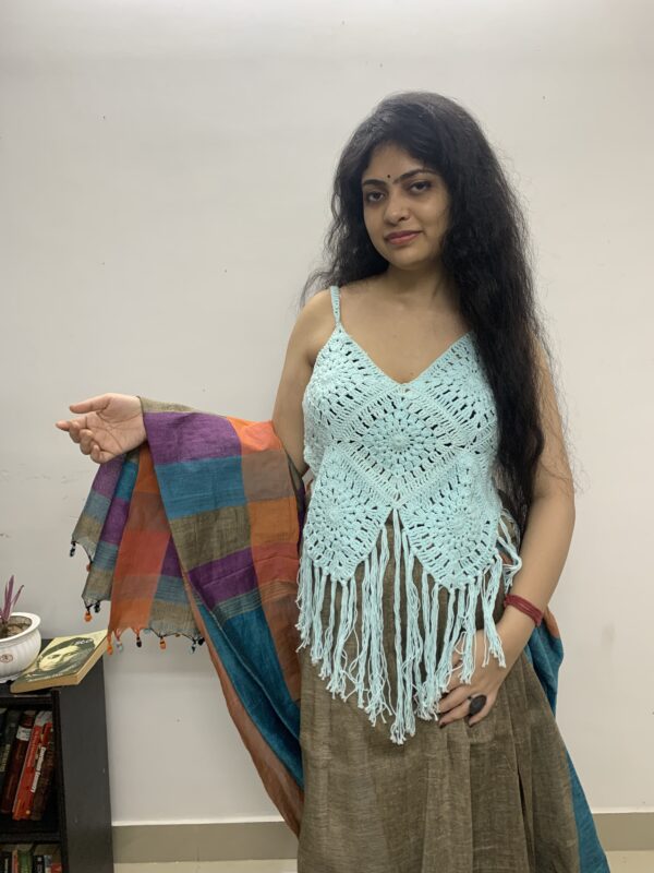 Spaghetti Sea Green Top