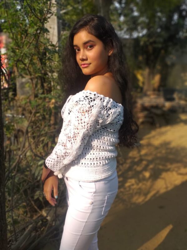 Off-Shoulder Crochet Top auto draft